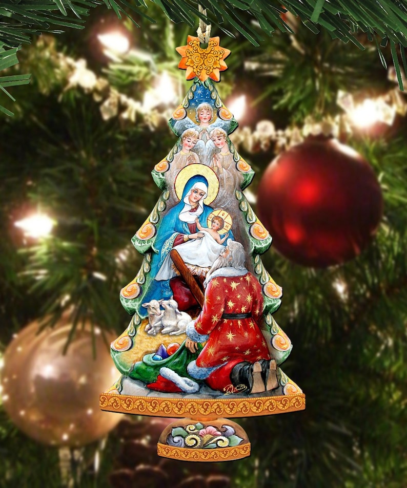 Nativity Christmas Tree Ornaments 