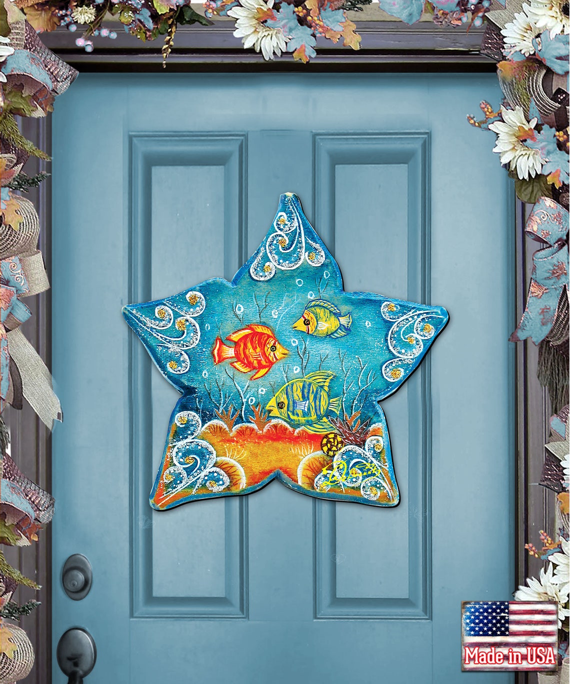 Ocean Wall Art Beach Decor Coastal Wall Art Wood Under | Etsy