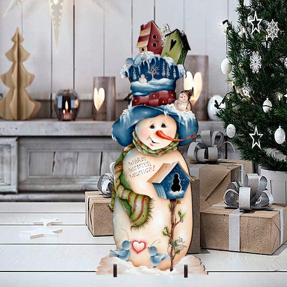  Ochine Snowman Decorating Kit Christmas DIY Snowman Dressing  Making Kit Winter Holiday Outdoor Xmas Decor Christmas Snowman Craft Kit  Kids Toys Gift for Home Party Christmas Decoration 16 Pcs Set 