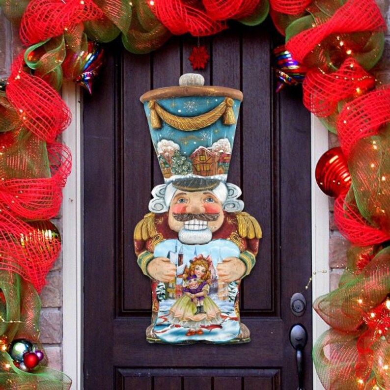 Outdoor Christmas Decorations Sale Nutcracker Christmas Etsy