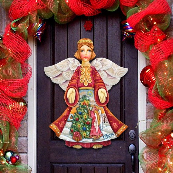 Nativity Wreath Outdoor Christmas Decorations Sale Etsy