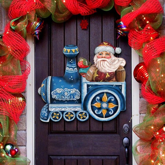 Décoration de gâteau en forme de Train de noël, jouet pour centres