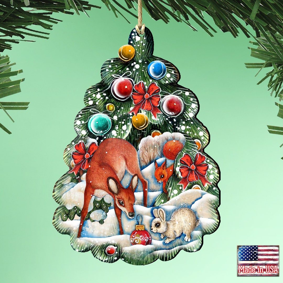 Christmas Ornaments Christmas Tree Animals Scenic Christmas Ornament