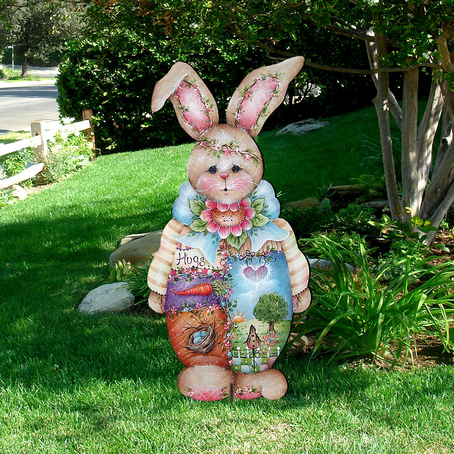 Outdoor Easter Decor Easter Bunny Freestanding Easter decor Etsy