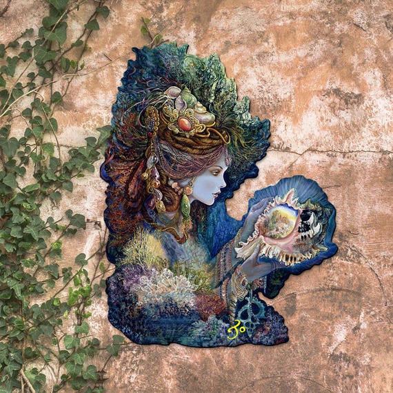 Daughter of the Deep Wall Decor – Coastal Art by Josephine Wall -845617-JW