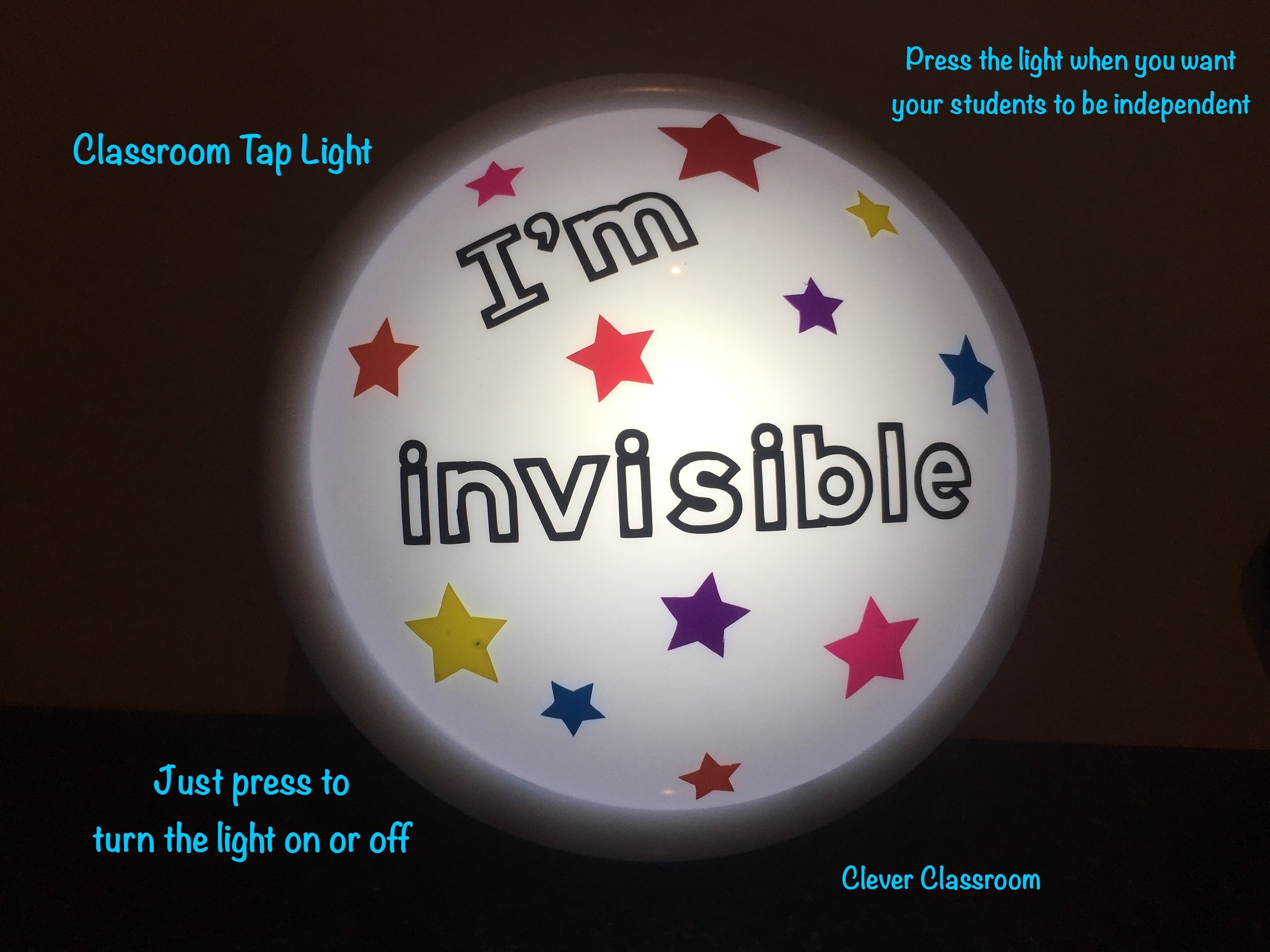 How Can So Many Students Be Invisible >> Large I M Invisible Tap Light Touch Light Push Light For How Can So Many Students Be Invisible >> Large I M Invisible Tap Light Touch Light Push Light For