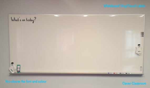 whiteboard in classroom