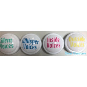 ¡EN STOCK! - Pantalla de tablero de nivel de voz - Luces táctiles/pulsadoras - Para uso en el aula.
