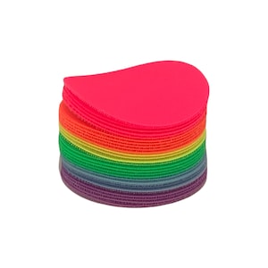 24er Pack Neon Farben - Clever Spots Klassenzimmer Platzhalter