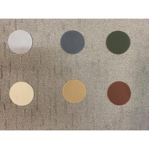 Rosy Brown 24 Natural Environment Colours -  Clever Spots Classroom Place Markers