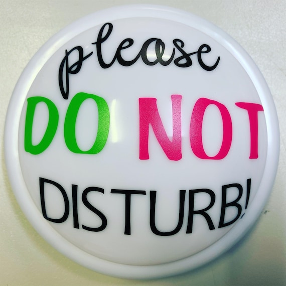 IN STOCK! Multicolour "Do not disturb" - Tap / Touch / Push Lights -  for classroom use.  140mm