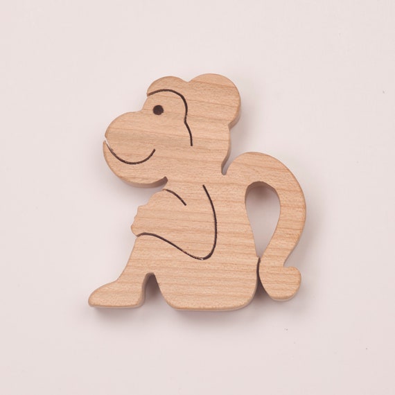 wooden monkey toy