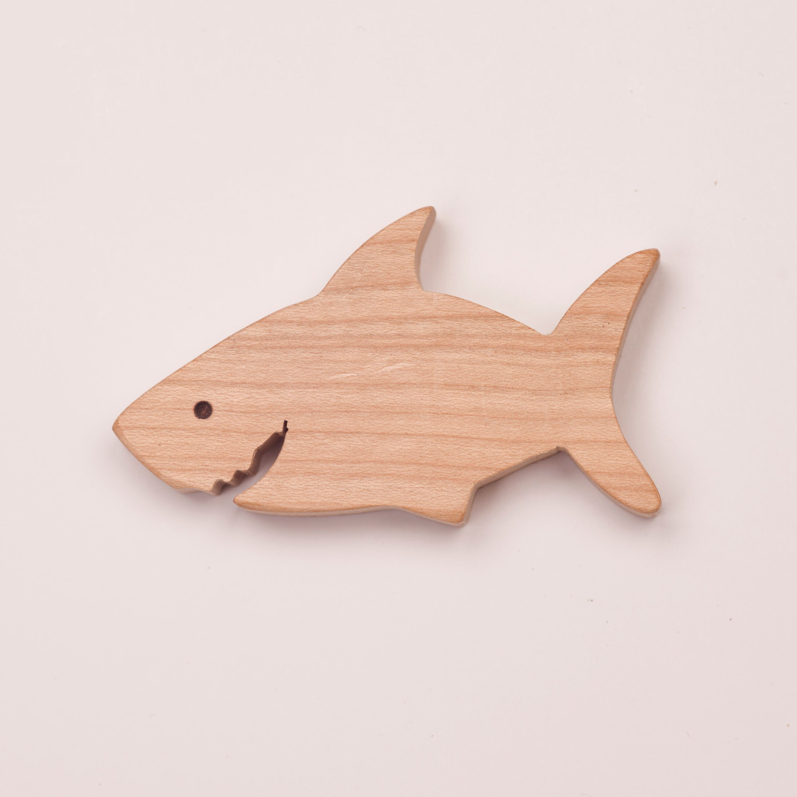 Wooden SHARK toy Etsy