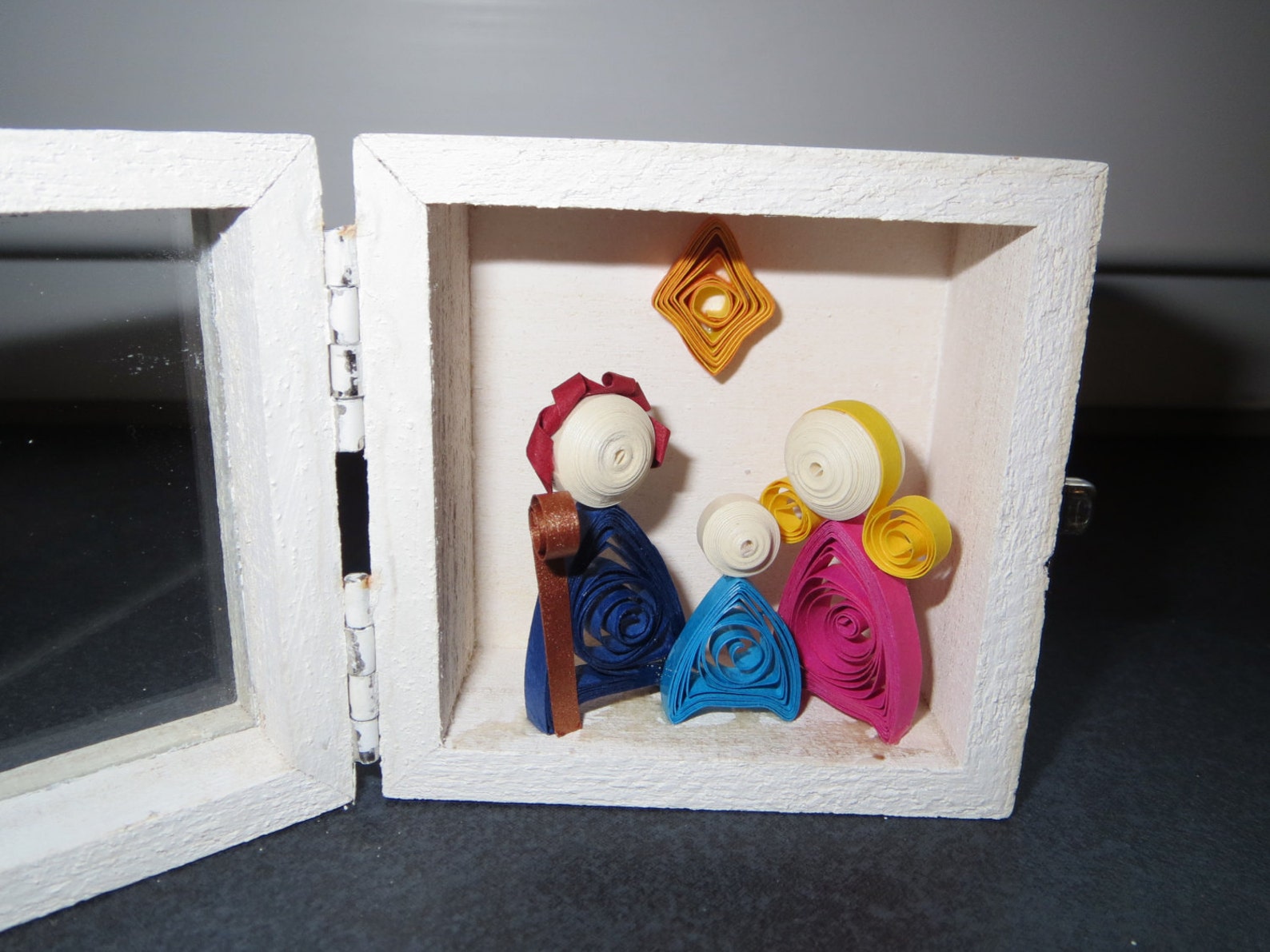 Beautiful Handmade Quilling Nativity Scene in Quilling Etsy UK