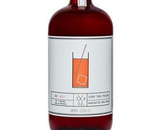 Tonic Syrup -Make your own natural tonic water for the best Gin and Tonic Ever! - Sirop tonique pour faire votre eau tonique naturelle!