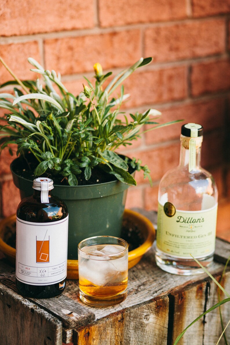 Tonic syrup to make your own natural tonic water for the best Etsy