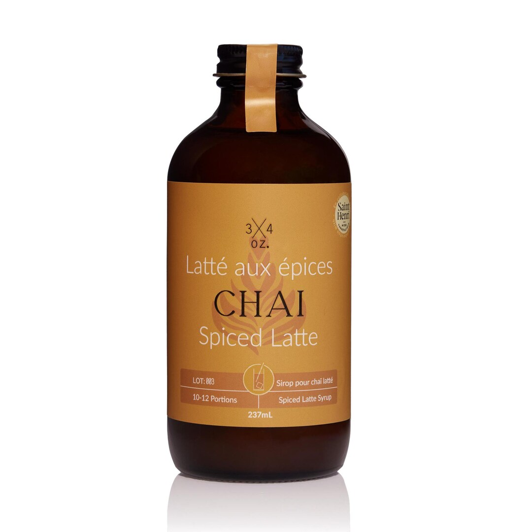 Chai Spice Latte Syrup 237ml - Etsy