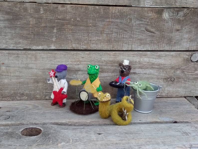 Christmas Muppet Nightmare band Emmet otter's Jugband Etsy