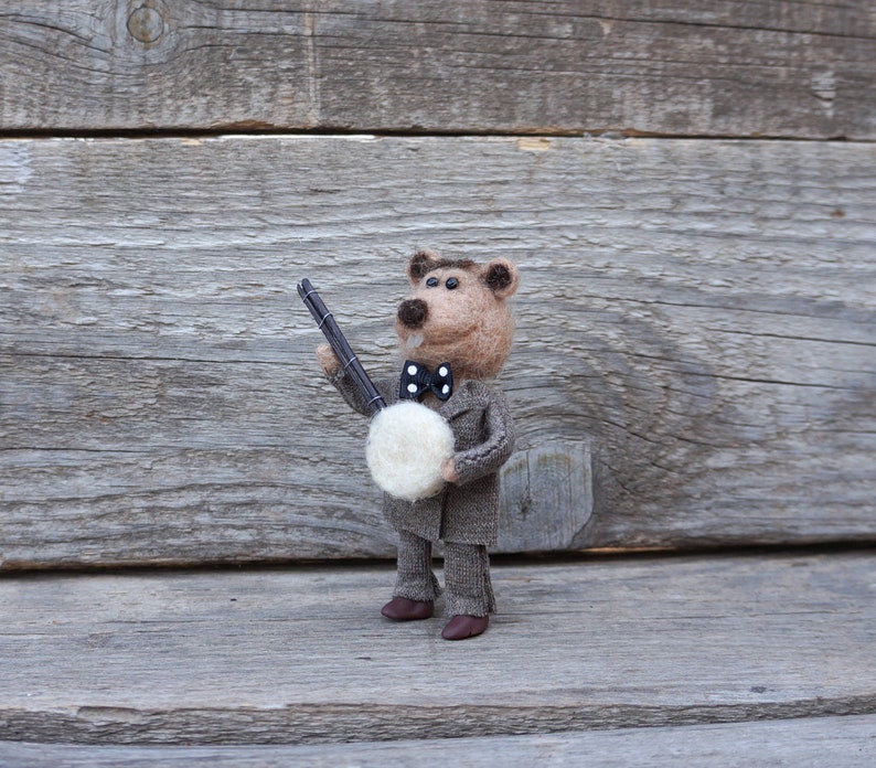 Yancy Woodchuck Muppets Felted Muppet Emmet's Otter Etsy