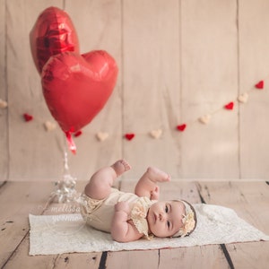 Needle Felted heart Red Heart Garland Valentines heart garland Wool Red Hearts Woolen décor Party Banner Holiday Home Decor Wedding Garland image 3