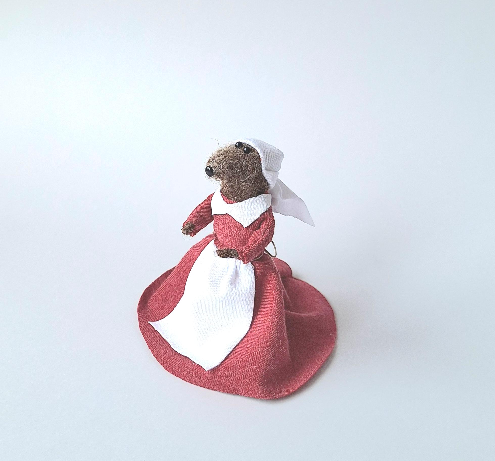 Hetty Muskrat Handmade Needle Felted Figurine | Muskrat Art Doll | Wool ...
