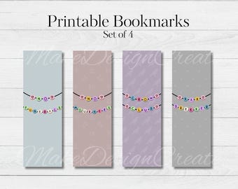 Six of Crows Inspired Bookmarks | Beaded Bracelet Bookmarks | No Mourners | Crow Club | No Funerals | Reader Gifts | Digital Download