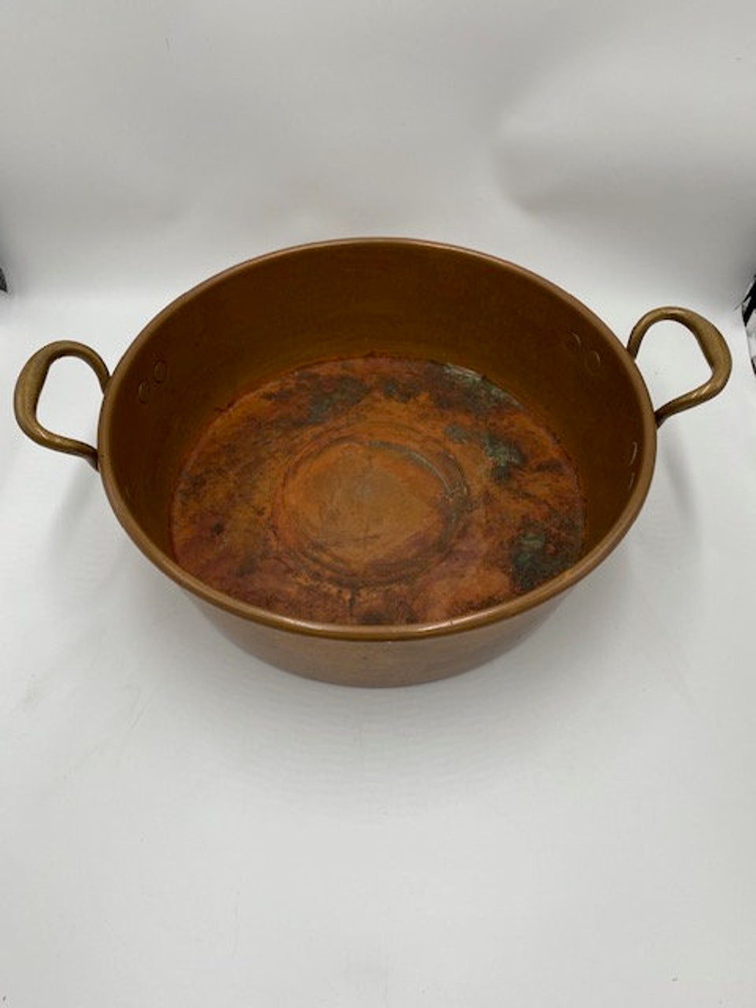 Large Vintage Copper Pot Vintage Copper Pot Large Copper Etsy