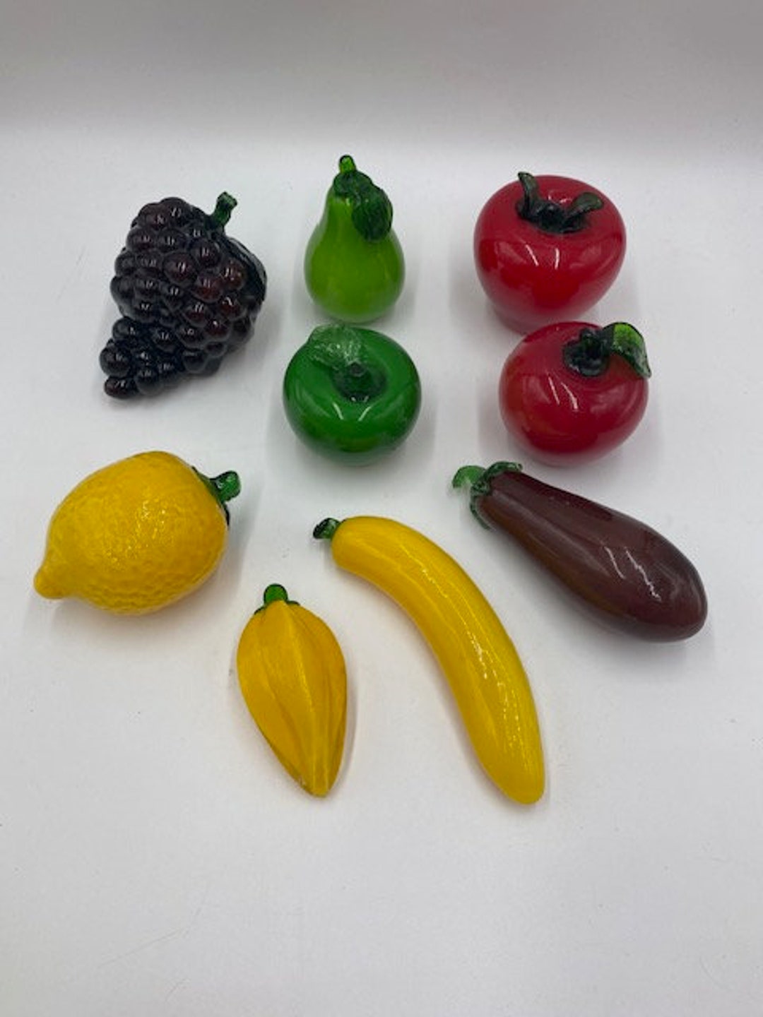 Vintage Glass Fruit Glass Fruit Vintage Fruit Fruit Etsy