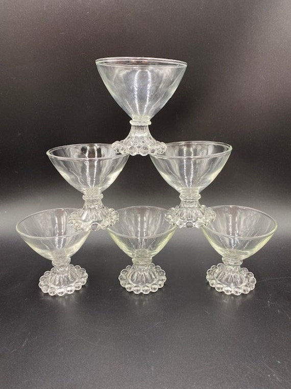 Vintage Coupe Glasses Set of 6 Coupe Glasses Vintage Etsy