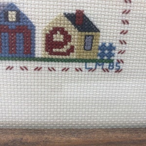 Vintage Needlepoint Wall Hanging - Needlepoint Wall Hanging - Vintage ...
