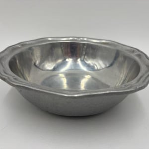 Vintage Pewter Serving Bowl - Pewter Serving Bowl - Vintage Pewter Bowl - Pewter Bowl - Vintage Armetale Bowl - Wilton Armetale Bowl