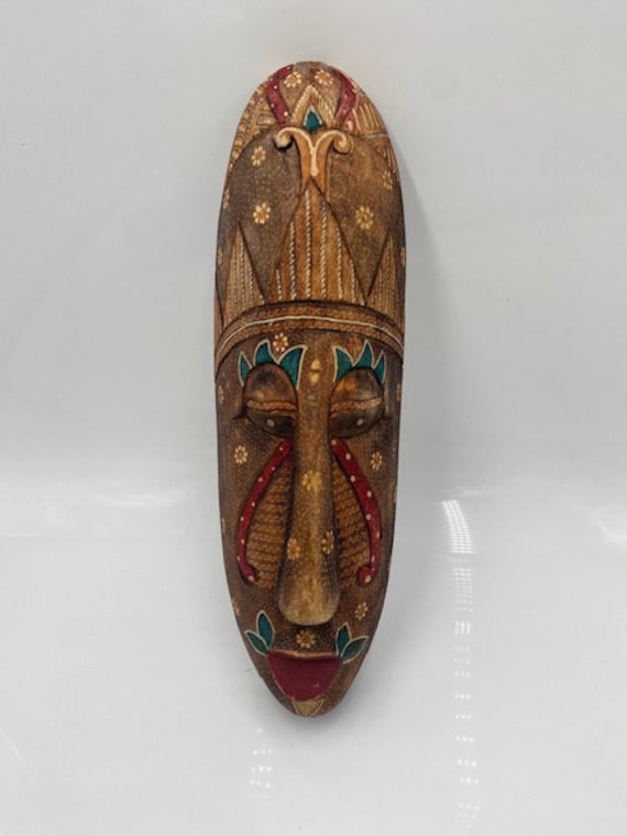 Wode Mask R0801 japanese wooden mask - Gem