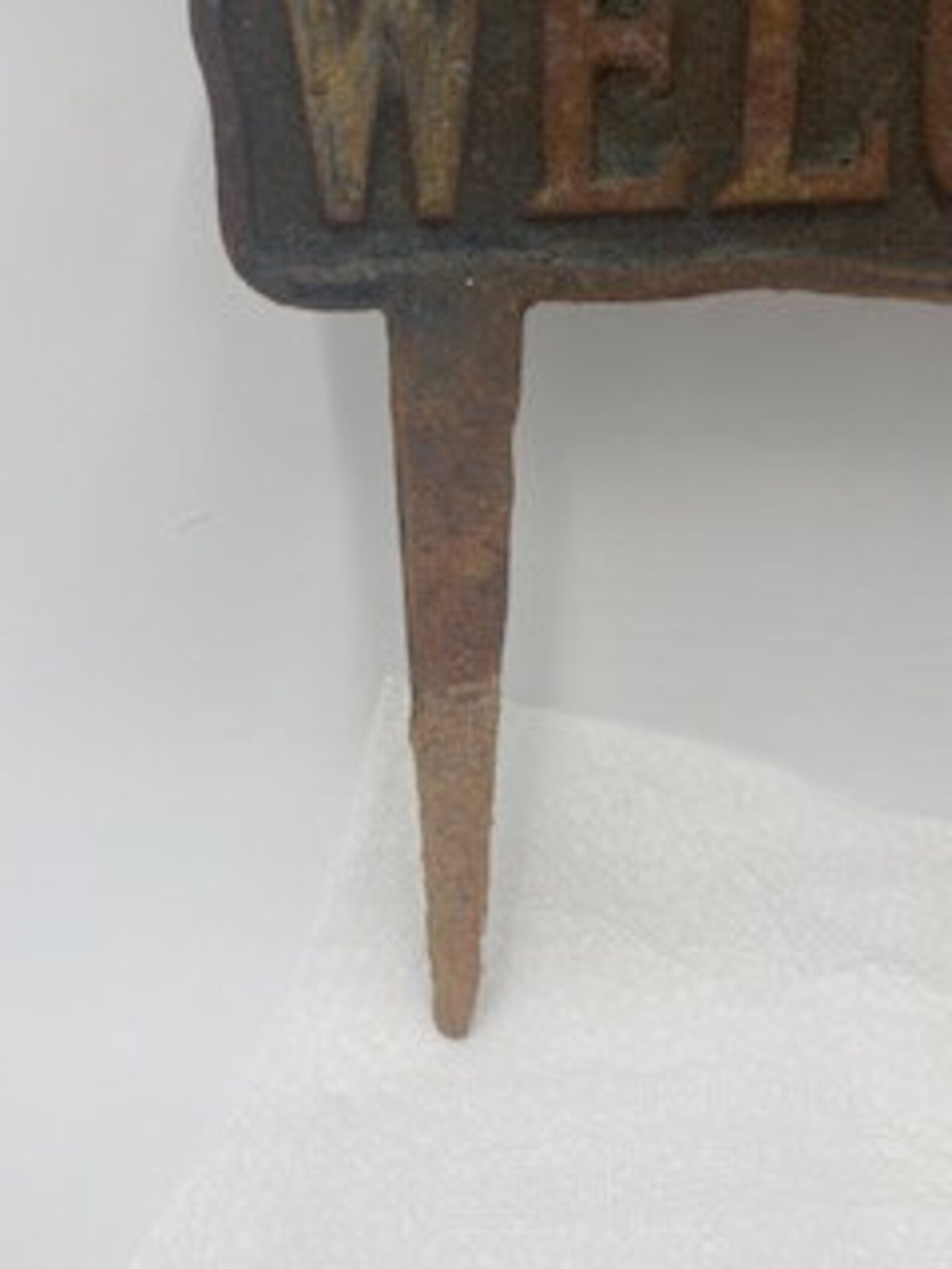 Vintage Cast Iron Sign Cast Iron Sign Vintage Sign Etsy