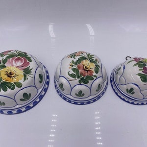 Vintage Ceramic Molds - Ceramic Molds - Set of 3 - Vintage Wall Hanging - Wall Hanging - Decorative Molds - Italian Molds - Wall Decor