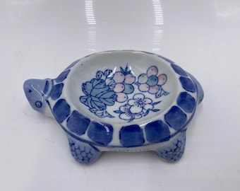 Vintage Ceramic Soap Dish - Ceramic Soap Dish - Vintage Soap Dish - Soap Dish - Turtle Soap Dish - Jewelry Holder - Ring Holder - Bath Decor