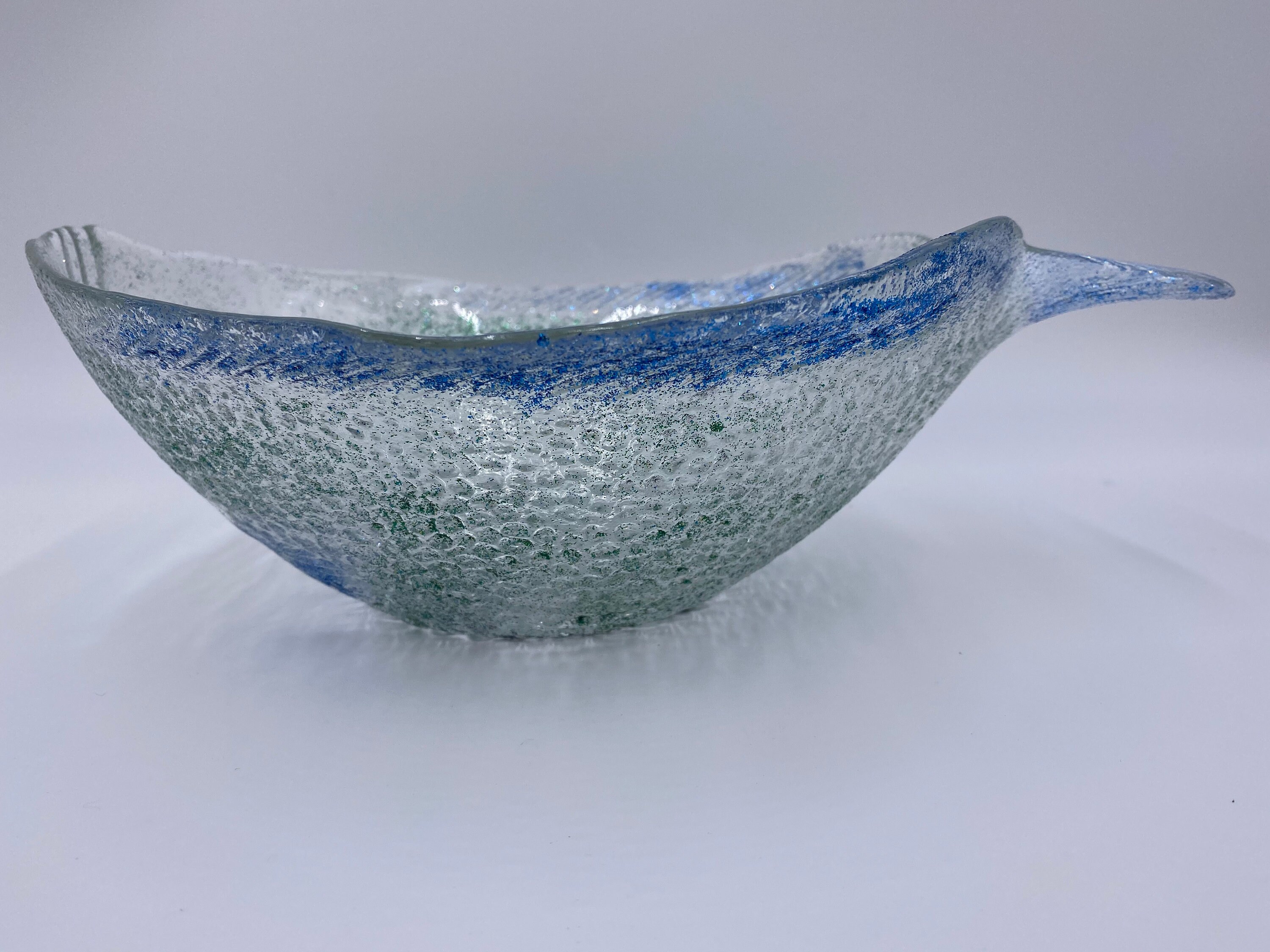 Vintage Glass Fish Bowl Glass Fish Bowl Vintage Glass Fish Etsy