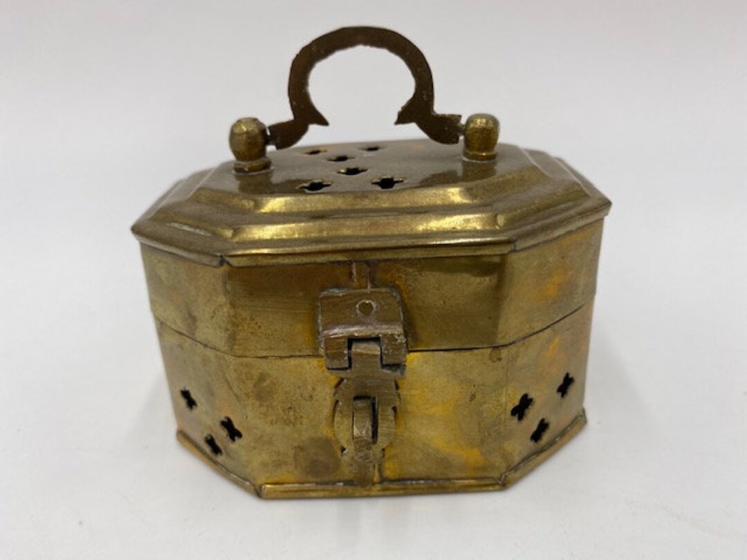 Vintage Brass Potpourri Holder Brass Potpourri Holder Etsy