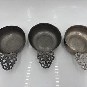 Vintage Pewter Porringer Bowl - Pewter Porringer Bowl - Vintage Pewter Bowl - Pewter Bowl - Gibson & Sons Pewter - Pewter Collectible - Bowl