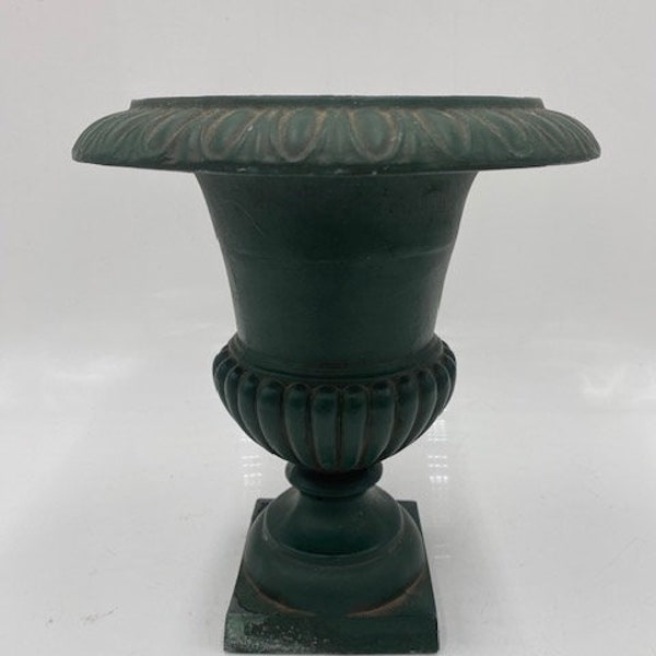 Vintage Urn Planter - Urn Planter - Small Urn Planter - Heavy Urn Planter - Vintage Planter - Metal Planter - Vintage Urn - Planter - Urn