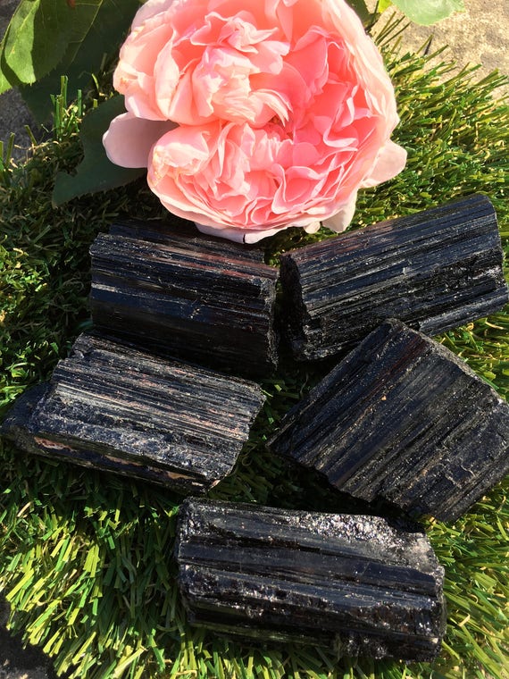 Large Raw Black Tourmaline Raw Crystal - Healing, Protection, Grounding, Electromagnetic Energy Cleanser, Nightmares
