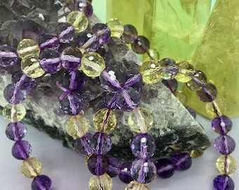 Ametrine Crystal Bracelet – Crown Chakra Jewelry
