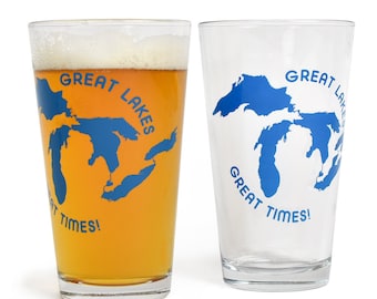 Great Lakes Great Times Pint Glass