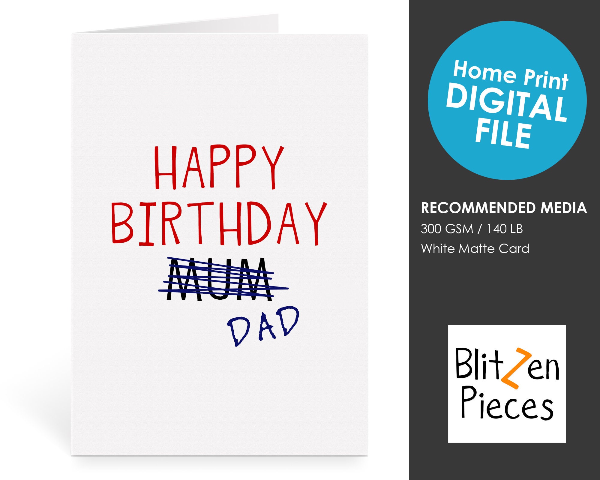 Happy Birthday Dad Funny Card Cheapskate Happy Birthday - Etsy Happy Birthday Dad Funny Card Cheapskate Happy Birthday - Etsy