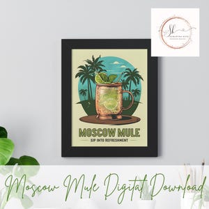 Moscow Mule - Sip Into Refreshment, Art, Download, Poster