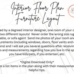 Floor Plan by Award Winning Interior Designer
