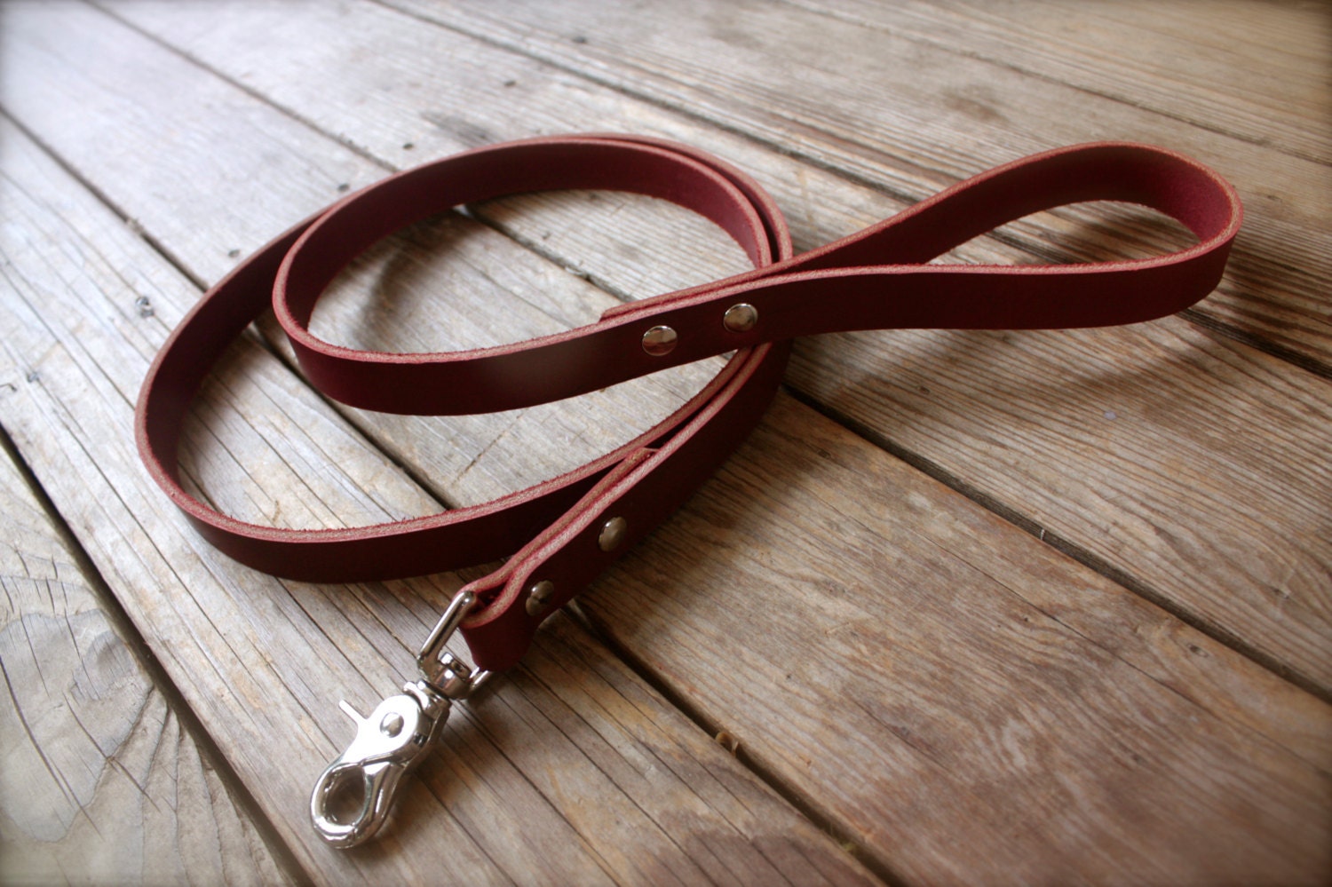 Handmade Leather Dog Leash Etsy