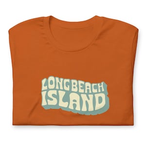 Wavy Long Beach Island Unisex Tee