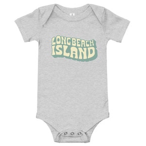 Wavy Long Beach Island Baby Bodysuit