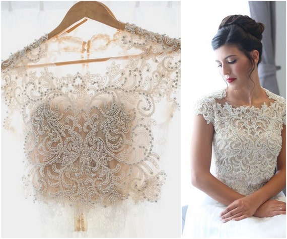 lace wedding top