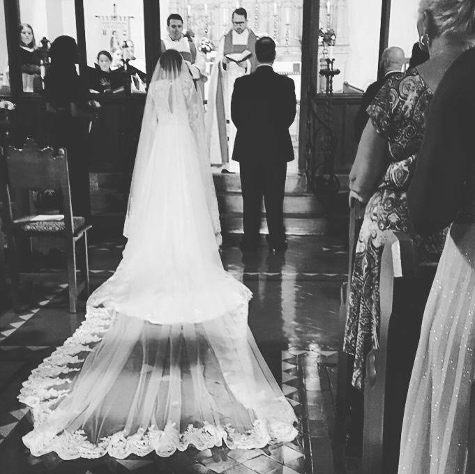 Cathedral Wedding Veil Light Ivory Veil Lace bridal veil | Etsy